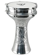 Hand-Hammered Aluminum Darbuka [HL:755326]