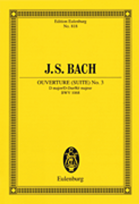 Bach, J.S. - Ouverture (Suite) No. 3 in D Major, BWV 1068 [HL:49010303]