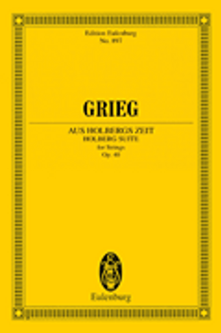 Grieg, Holberg Suite for Strings, Op. 40 [HL:49010357]