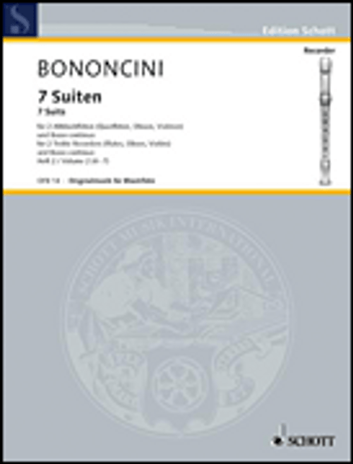 Bononcini, 7 Suites - Volume 2 [HL:49011241]