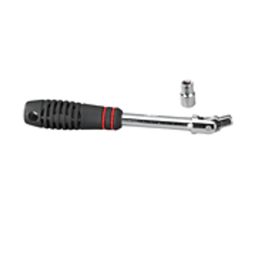 Swivel Handle, Drum Key, Doumbek, 1/4 Drive Socket With 5/32 Hex Key, Chrome [HL:3700704]
