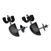 Contour Bracket Assemblies, Pkg Of 2, Backerboard, Black [HL:3700711]