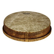 Drumhead, M2 Type, Skyndeep, Beige Fiberskyn Graphic, 12 Diameter, 2.5 Collar [HL:3700770]