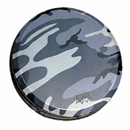 Drumhead, M2 Type, Skyndeep, Urban Camouflage Graphic, 14 Diameter, 2.5 Collar [HL:3700775]