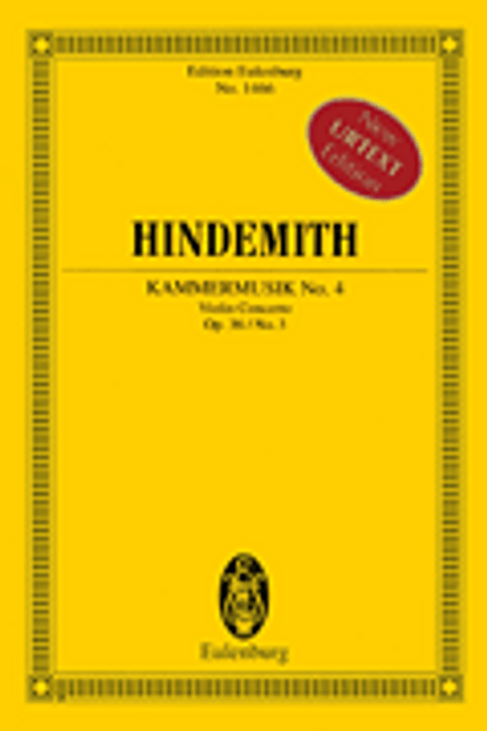 Hindemith, Kammermusik No. 4, Op. 36, No. 3 [HL:49018383]