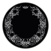 Bass, Powerstroke, 20, 'tattoo Skulls On Black' Graphic, Packaged [HL:3701053]