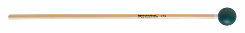 Medium Soft Xylophone Mallets - 1-1/8 Dark Green / White Tape - Rattan [HL:3707415]