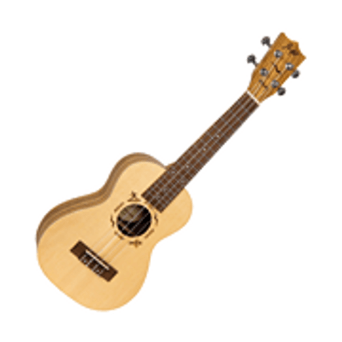 Englemann Spruce & Zebrawood Concert Ukulele [HL:3715015]