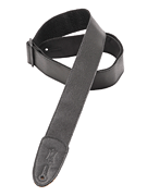 Garment Leather Guitar Strap - Black [HL:3719546]