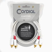 Unbalanced Twin Cable/Adapter (White) [HL:3719786]
