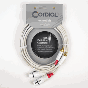 Unbalanced Twin Cable/Adapter (White) [HL:3719801]