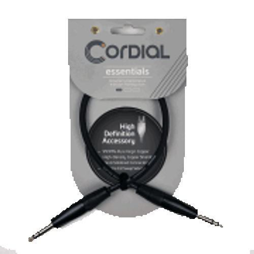 Balanced Mic/Line - 1/4-inch TRS to 1/4-inch TRS - 1-foot cable [HL:3719884]