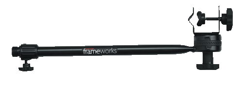 Frameworks Adjustable Angle 16 inch. Clamp-On Mini Boom with Interlocking Design [HL:3726100]