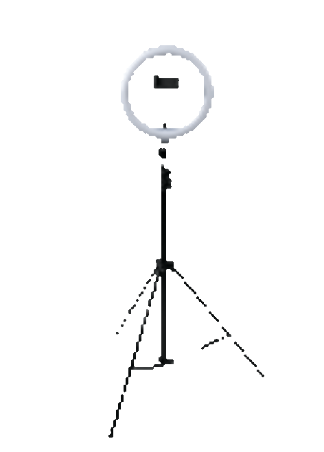 10-inch Led Ring Light Stand With Phone Holder & Tripod Base [HL:3726153]