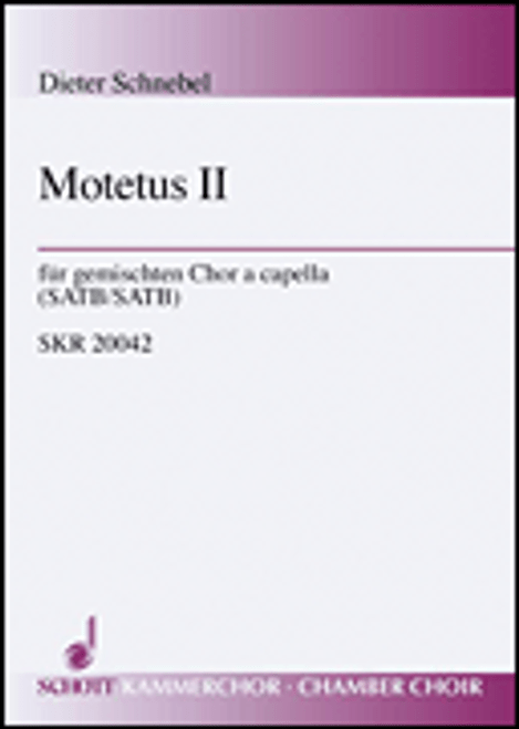 Schnebel D Motetus 2 (ricercar) [HL:49041789]