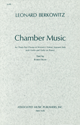 Chamber Music For Three Part Chorus Of Womens Voices ,Soprano Solo With Violin And Vio [HL:50230980]
