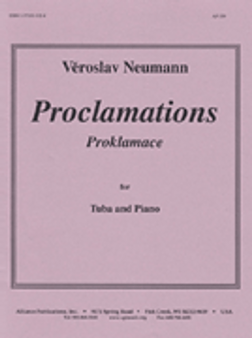 Proclamations For Tuba And Piano [HL:8770296]