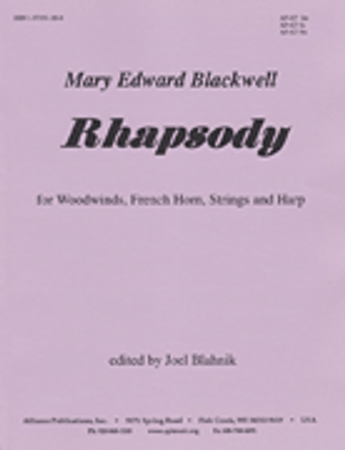 Rhapsody For Ww, Strgs & Harp - Set [HL:8770382]