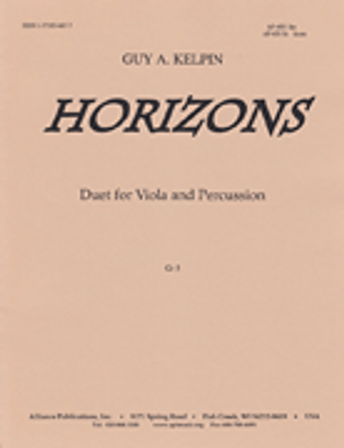 Horizons - Duet For Viola And Percn [HL:8770418]