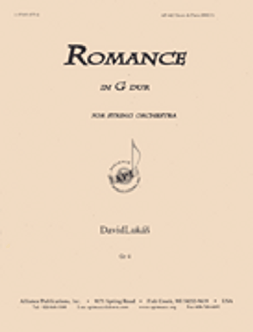 Romance In G-dur - Strg Qt [HL:8770427]