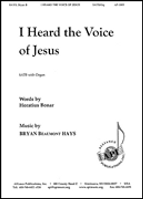 I Heard the Voice of Jesus [HL:8772196]
