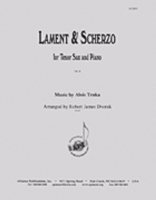 Lament & Scherzo - Trnka - Ten Sax-pno [HL:8772397]