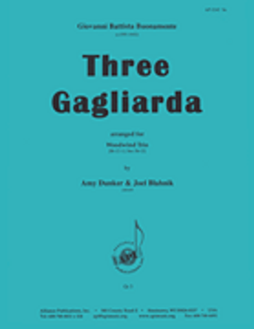 Three Gagliarda - Ww 3-cl 1-2-bsn-bscl Buonavente/dunker-blahnik [HL:8772659]
