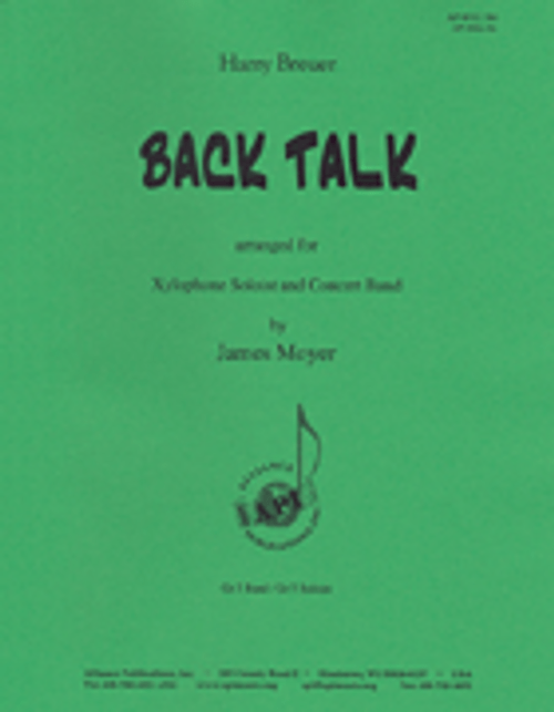 Back Talk, Breuer - Arr. Xyloph - Bd - Set [HL:8773652]
