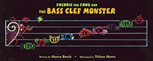 Freddie the Frog and the Bass Clef Monster Poster [HL:9971500]
