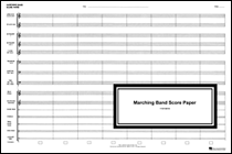 Marching Band Score Paper [HL:11013010]