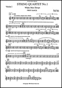 Kevin Volans: String Quartet No. 1 White Man Sleeps (Parts) [HL:14035185]