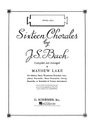 Sixteen Chorales [HL:50351990]