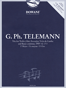 Telemann: Trio for Treble (Alto) Recorder, Viola, & Basso Continuo TWV42 F Major [HL:44007177]