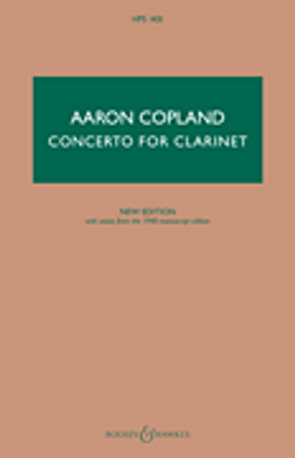 Concerto for Clarinet - New Edition [HL:48002163]