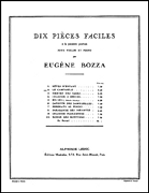 Dix Pieces Faciles No. 2 - Le Campanile [HL:48180732]