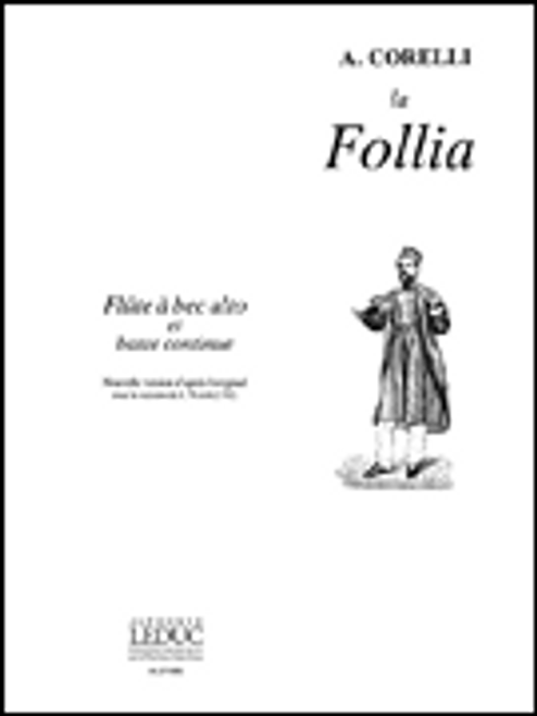 Corelli/veilhan La Follia Treble Recorder & Basso Continuo Book [HL:48184092]