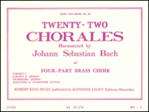 22 Chorals (quartet-brass) [HL:48184944]