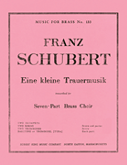 Eine Kleine Trauermusik (septet-brass) [HL:48185033]