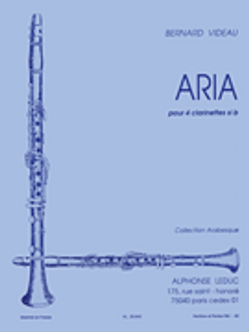 Videau Carboulet Aria Arabesque 4 Clarinets Score/parts [HL:48185340]