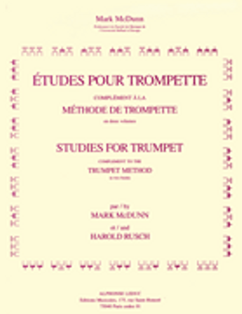 Etudes Pour Trompette (trumpet Solo) [HL:48185481]