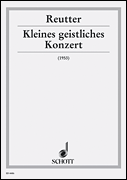 Kleine Geistliches Konzert Alto/va [HL:49004920]