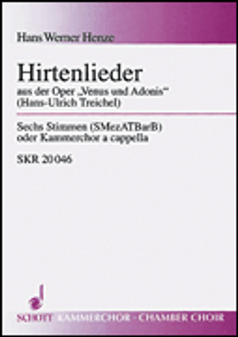 Henze Hirtenlieder 6voices Sc [HL:49013138]