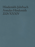 Hindemith Yearbook 2005 Xxxiv [HL:49014881]