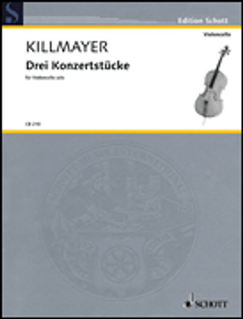 3 Concert Pieces Cello Solo [HL:49019773]