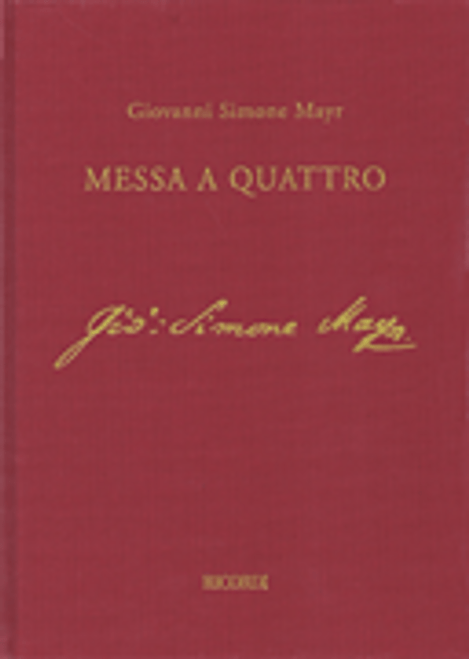 Einsiedeln Mass in C minor (Messa a Quattro) Full Score with Critical Commentary [HL:50499669]