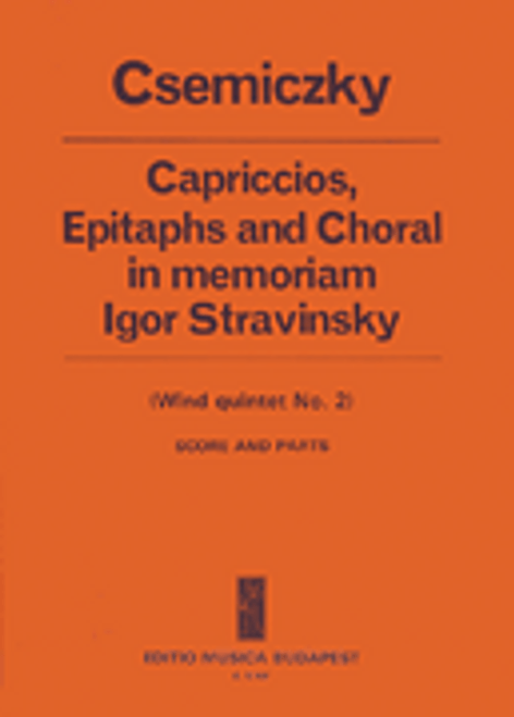 Capriccios, Epitaphs and Choral in Memoriam I.S. [HL:50510398]