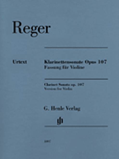 Max Reger - Clarinet Sonata, Op. 107 [HL:51481097]