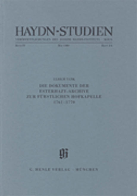 Die Dokumente der Esterházy-Archive zur fürstlichen Hofkapelle in der Zeit 1761-1770 [HL:51482016]