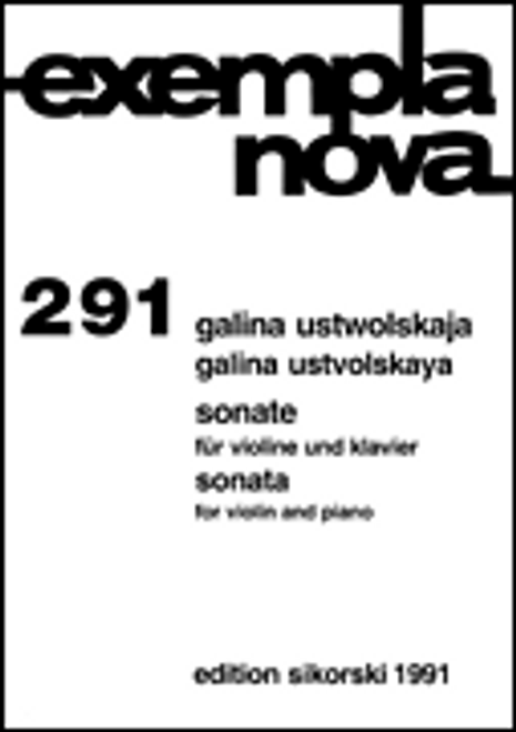 Ustvolskaya, Galina Ustvolskaya - Sonata for Violin and Piano [HL:50484635]