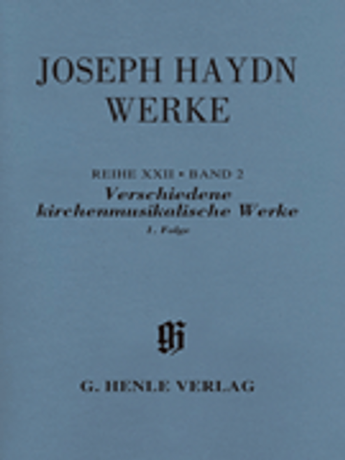 Verschiedene kirchenmusikalische Werke, 1. Folge [HL:51485541]
